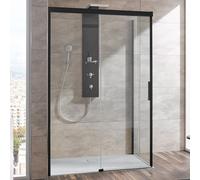 HSK Atelier Plan anta scorrevole con lato fisso e anta fissa laterale, 17408140-68-120#LiRe, Atelier Plan [Box Doccia > Porte Scorrevoli]