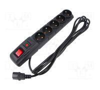HSK DATA ACAR-F5-IEC-3M-BLACK Lista di alimentazione