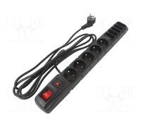 HSK DATA ACAR-S10-3M-BLACK Lista di alimentazione