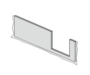 HSK Dobla pannello frontale, 540163, Dobla [Vasche da Bagno > Ricambi per Vasche da Bagno]