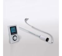 HSK elemento riscaldante 4 con regolatore a distanza, 894600-68, Universal nero [Radiatori > Accessori per Radiatori]