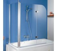 HSK Exklusiv panneau latéral pour fixation baignoire, dimensions : 75 x 140 cm, butée gauche, 416075-L-SO-50edelglas, 416075-L-SO-50edelglas, Cabine doccia: Colori speciali: ESG trasparente con vetro 