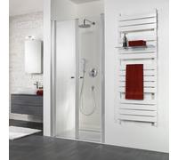 HSK Exklusiv porte battante pour niche, dimensions : 90 x 200 cm, 411090-41-50edelglas, 411090-41-50edelglas, Cabine doccia: Aspetto cromato: ESG trasparente con vetro prezioso