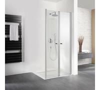 HSK Exklusiv porte battante pour panneau latéral, dimensions : 90 x 200 cm, butée à droite, 410090-R-SO-50edelglas, 410090-R-SO-50edelglas, Cabine doccia: Colori speciali: ESG trasparente con vetro no