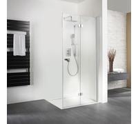 HSK Exklusiv porte pliante à charnières pour paroi latérale, dimensions : 90 x 200 cm, butée à droite, 407090-R-SO-50edelglas, 407090-R-SO-50edelglas, Cabine doccia: Colori speciali: ESG trasparente c