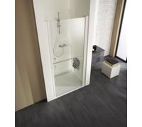 HSK Exklusiv porte tournante avec éléments divisés pour niche 403090, 90cm, charnière à droite, hauteur : 200cm, 403090-R-ST-50, 403090-R-ST-50, Cabine doccia: Colori standard: ESG clear