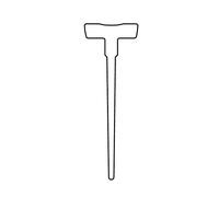 HSK guarnizione a innesto La: 18,5 L: 1000 mm, E100067-185-10, Universal [Box Doccia > Accessori per Cabine Doccia]