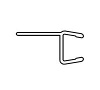 HSK guarnizione ad H verticale per vetro di 6 mm, E100072-6, Universal [Box Doccia > Accessori per Cabine Doccia]