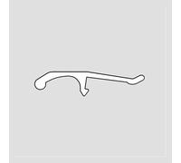 HSK guarnizione esterna di ricambio, E100166, Universal trasparente [Box Doccia > Accessori per Cabine Doccia]