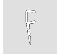 HSK guarnizione verticale per vetro di 6 mm, E55065, Universal [Box Doccia > Accessori per Cabine Doccia]