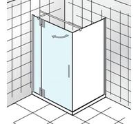 HSK K2P porte battante sur le côté pour paroi latérale, 80,0 cm x 200,0 cm, butée gauche, 2170080-L-41-120, 2170080-L-41-120, Cabine doccia: Aspetto cromato: Vero vetro TwinSeal
