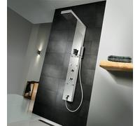 HSK Lavida colonna doccia con termostatico, 1900014-40, Lavida acciaio inox spazzolato/cromo [Rubinetteria Bagno > Colonne Doccia]