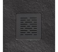 HSK Marble-Polymer Apunto copertura scarico, 599990-57, Marble-Polymer Apunto antracite [Piatti Doccia > Ricambi per Piatti Doccia]