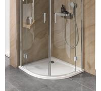 HSK Marble-Polymer piatto doccia angolare, 575090-04#AS, Marble-Polymer bianco [Piatti Doccia > Piatti Doccia Angolari]
