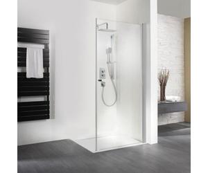 HSK Porte à charnières Exklusiv pour panneau latéral, dimensions : 80 x 200 cm, charnière de porte : droite, 400080-R-ST-50edelglas, 400080-R-ST-50edelglas, Cabine doccia: Colori standard: ESG traspar