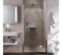 HSK Porte tournante Aperto sur le côté dans la niche, pivotante, butée à droite, dimensions : 80,0 cm x 200,0 cm, 2801080-R-41-50edelglas, 2801080-R-41-50edelglas, Cabine doccia: Aspetto cromato: ESG