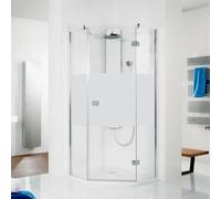 HSK Premium Softcube doccia pentagonale 3 pezzi, con 1 porta girevole, dimens...