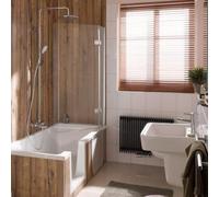 HSK Premium Softcube en 2 parties, 1 élément pendulaire, dimensions : 90 x 140 cm, butée : droite, 68064090-R-41-50, 68064090-R-41-50, Cabine doccia: Aspetto cromato: ESG clear