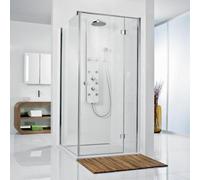 HSK Premium Softcube porte tournante pour paroi latérale, dimensions : 90 x 200 cm, butée à droite, 6800090-R-41-50edelglas, 6800090-R-41-50edelglas, Cabine doccia: Aspetto cromato: ESG trasparente co