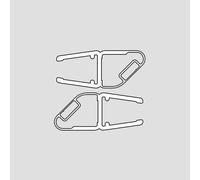 HSK profilo magnetico SET 45° per vetro di 8 mm, E100055-180-8, Universal trasparente [Box Doccia > Accessori per Cabine Doccia]