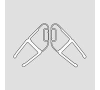 HSK profilo magnetico SET 45° per vetro di 8 mm, E100055-90-8Alu, Universal cromo [Box Doccia > Accessori per Cabine Doccia]