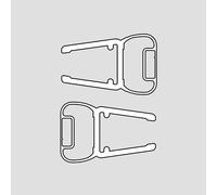 HSK profilo magnetico SET 90° per vetro di 8 mm, E100056-8, Universal trasparente [Box Doccia > Accessori per Cabine Doccia]