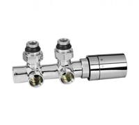 HSK Raccord central mural Set de robinetterie d'angle, 89082968, 89082968, Colorazione: Nero opaco