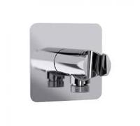 HSK Softcube coude de raccordement mural, incl. support de douchette, chromé, 1180132, 1180132