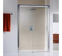 HSK SOLIDa porte coulissante 2 vantaux, 140,0 x 200,0 cm, élément fixe gauche, sans sol, 1522140-L-01-50, 1522140-L-01-50, Cabine doccia: Alluminio-argento opaco: ESG trasparente