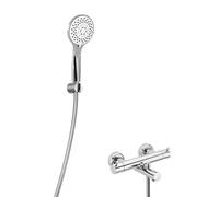 HSK Universal rubinetto vasca esterno con termostatico, 1000109-R, Universal cromo/bianco [Rubinetteria Bagno > Rubinetteria Vasca]