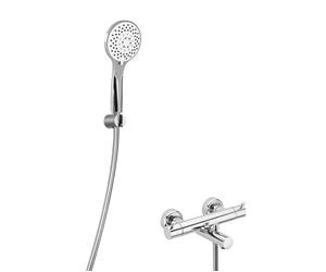 HSK Universal rubinetto vasca esterno con termostatico, 1000109-R, Universal cromo/bianco [Rubinetteria Bagno > Rubinetteria Vasca]