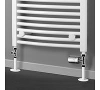 HSK Universal set di valvole, con testa termostatica, 890826, Universal cromo [Raccordi per riscaldamento]