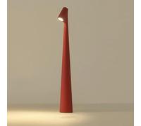 HSKJTT Lampada Da Scrivania A Led Portatile Ricaricabile Tramite Usb Con 3 Livelli Di Luminosità Regolabili Controllo Touch Luci D'Atmosfera Per Svegliarsi(Red,45x5.5cm)