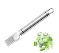 HSKRKOW 1 pezzi Shred Silk The Knife, Coltelli Per Shred Silk, Taglia Verdure Per Cipolla, Cetriolo, Patate, Taglierina Di Scalogno Affettatrice Verdure Per Spaghetti Di Zucchine,Scalogno Affettatrice