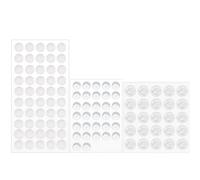 HSKRKOW 107Pcs Piedini in Gomma Autoadesivi Cuscinetti in Silicone Paraurti Elastici Trasparenti Pastiglie per Tutti I Tipi di Buffer Fermaporta Mobili da Cucina Protezione Assorbimento Acustico