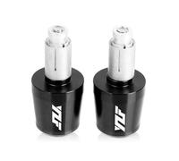 HSL Estremità Del Manubrio Per Motocicletta Per YAMAHA YZF-R1 R3 R6 R15 R25 R125 Tappo Per Manopole Manubrio Antivibrazioni(Black and Black)