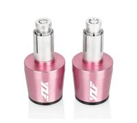 HSL Estremità Del Manubrio Per Motocicletta Per YAMAHA YZF-R1 R3 R6 R15 R25 R125 Tappo Per Manopole Manubrio Antivibrazioni(Pink and Black)