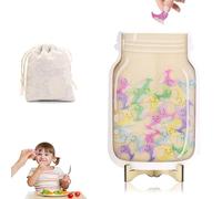 HSLXBY Barattolo Premio Stella per Bambini,Vaso Ricompensa per Il Buon Comportamento,Barattolo di Ricompensa Personalizzato,Adatto per Insegnanti in Classe,a Casa e a Scuola (Luna)
