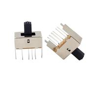 HSMXNEONJB 10pc SS-23E03 G12 Toggle switch Third-gear 8-pin vertical 2 fixed pins 2P3T third-gear straight handle