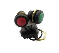 HSMXNEONJB 1PC A4166 Serie interruttore a pulsante 16mm Ripristina il rosso