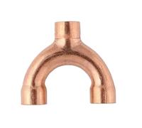 HSMXNEONJB 3/8" 1/2" 3/4" 5/8" 16 19 22 25 28.6 32 35 38 42mm ID Y Shaped 3 Way Splitter Copper End Feed Solder Fitting Air Conditioner(19x16mm CD-60)