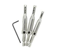 HSMXNEONJB 3PC HSS 7/64'' 9/64'' 11/64'' Hex Shank Self Centering Door Lock Hinge Drill Bit Pilot Hole Tool