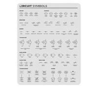 HSMXNEONJB Electronics Symbols Aluminum Sign Engineering Reference Metal Wall-Art for Tech Office Maker Space Decor 8 X 12 inch