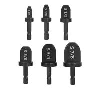 HSMXNEONJB Expander Copper Pipe Drill Bit Flaring Triangle Handle Pipe Expander Set Expansion Type Air Cond 5/6Pcs(Red)