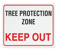 HSMXNEONJB Keep Out Tree Preservation Zone Warning Sign 12x8 Inch