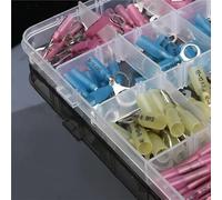 HSMXNEONJB Kit di terminali a crimpare termorestringenti da 240 pezzi 10-22 AWG, connettori for cavi elettrici isolati, set di terminali maschio-femmina