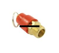 HSMXNEONJB Raccordo for compressore pneumatico con tappo rosso da 1/4" e filettatura maschio da 1,2 MPA, valvola di pressione da 12 kg HSMXNEONJB