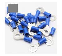 HSMXNEONJB RV2-6 Terminale isolato ad anello blu Connettore for cavi 100 pezzi/confezione adatto a terminali a crimpare elettrici da 1,5-2,5 mm RV2.5-6 RV