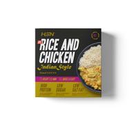 HSN Piatto pronto fit riso con pollo e salsa al curry stile indiano - 420g