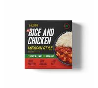 HSN Piatto pronto fit riso con pollo e salsa piccante stile messicano - 420g